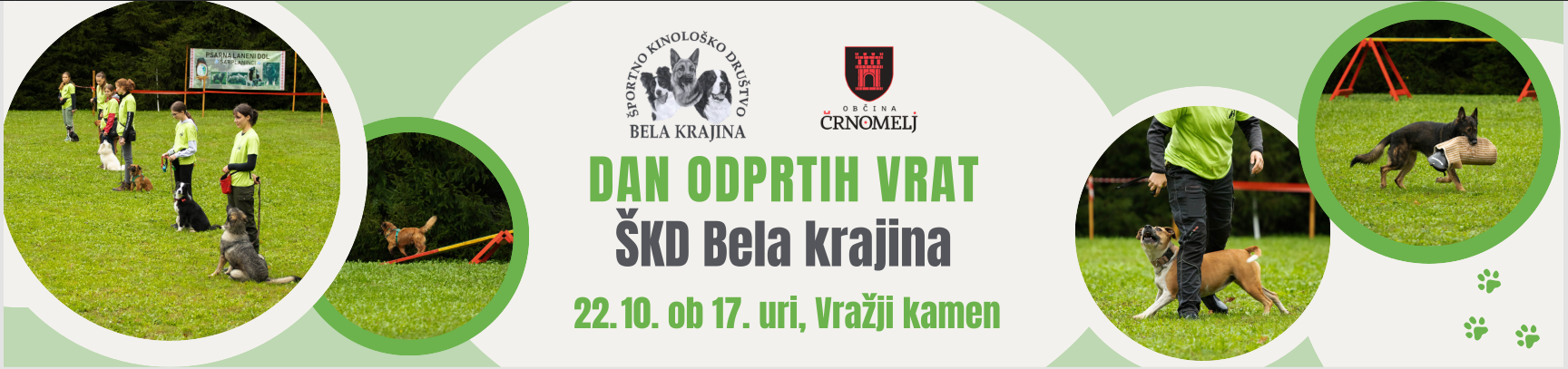 vpis v tečaj šolanja psov jesen 2026